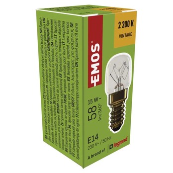 Žiarovka do rúry Z6915 E14, 15W, teplá biela 6