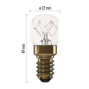 Žiarovka do rúry Z6915 E14, 15W, teplá biela 8