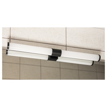 Kúpeľňové nástenné LED svietidlo ZAIN čierna, šírka 40 cm 1