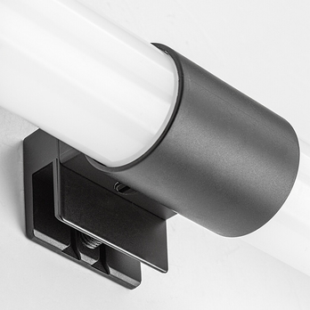 Kúpeľňové nástenné LED svietidlo ZAIN čierna, šírka 40 cm 4