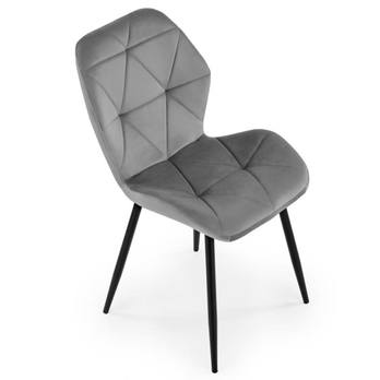 Jedálenská stolička ZAKIA sivá 1