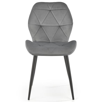 Jedálenská stolička ZAKIA sivá 2