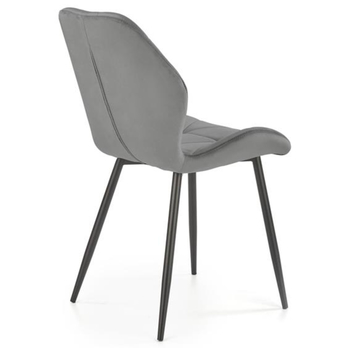 Jedálenská stolička ZAKIA sivá 4