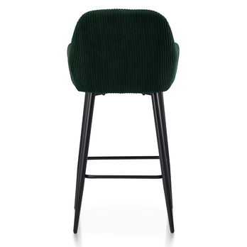Barová stolička ZANA zelená/čierna 5