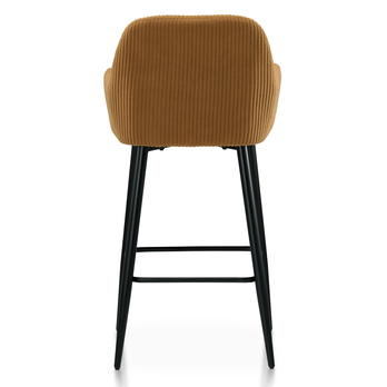 Barová stolička ZANA žltá/čierna 5