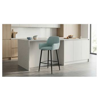 Barová stolička ZANA modrá/čierna 1