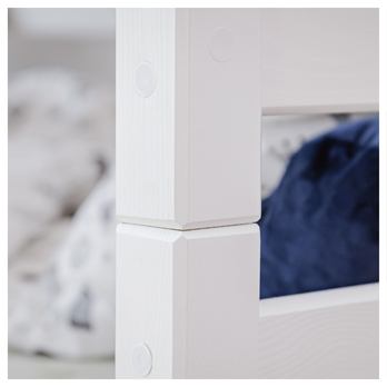 Poschodová posteľ ZANDER biela, 80x200 cm 8