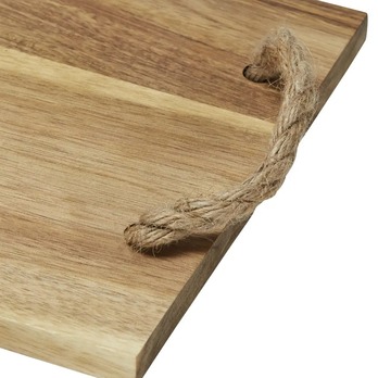 Servírovací podnos ZANE akácia, šírka 40 cm 3
