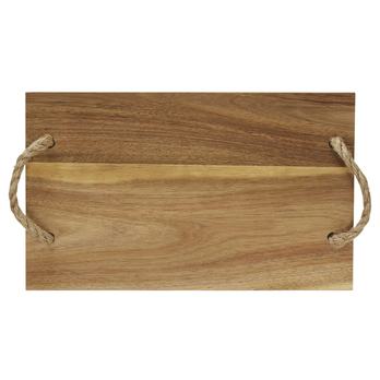 Servírovací podnos ZANE akácia, šírka 40 cm 4