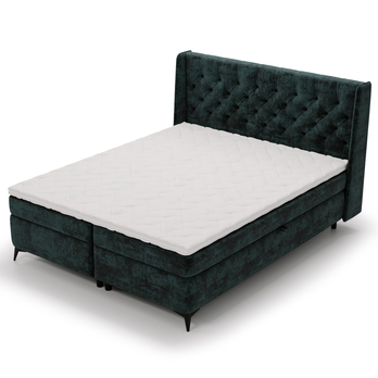 Posteľ s matracom ZARA modrozelená, 140x200 cm 3