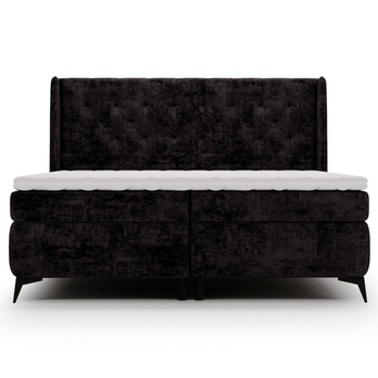 Posteľ s matracom ZARA čierna, 160x200 cm 4