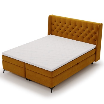 Posteľ s matracom ZARA medová, 180x200 cm 3