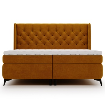 Posteľ s matracom ZARA medová, 180x200 cm 4