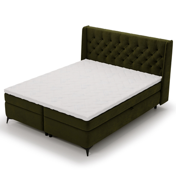 Posteľ s matracom ZARA zelená, 180x200 cm 3