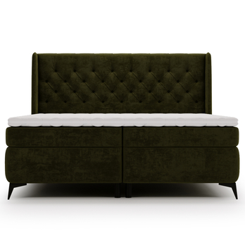 Posteľ s matracom ZARA zelená, 180x200 cm 4