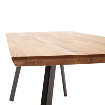 Jedálenský stôl ZEBALLOS dub, šírka 120 cm 5