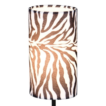 Stolná lampa ZEBARA čiernobiela 2