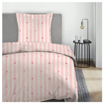 Posteľná bielizeň ZEITGEIST 5236/400 VALENTINES DAY ružová, 70x90 a 140x200 cm 1