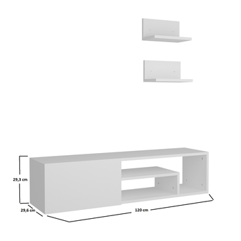 TV stena ZEPLIN biela 3