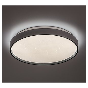 Stropné svietidlo ZERAVA biela/čierna, priemer 38 cm 6