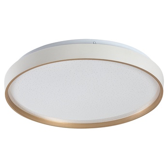Stropné svietidlo ZERAVA biela/zlatá, priemer 38 cm 2