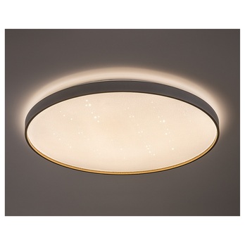 Stropné svietidlo ZERAVA biela/zlatá, priemer 77 cm 5