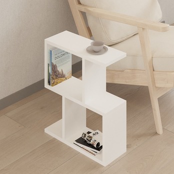 Prístavný stolík ZET biela 3