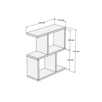 Prístavný stolík ZET biela 4