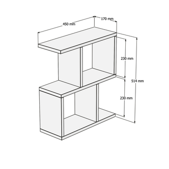 Prístavný stolík ZET borovica atlantic 2
