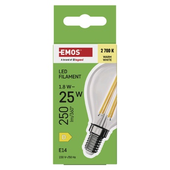 LED žiarovka filament ZF1D02 E14, 1,8 W, teplá biela 3