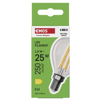 LED žiarovka filament ZF1D03 E14, 1,8 W, neutrálna biela 3