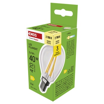 LED žiarovka filament ZF1D22 E14, 3,4 W, teplá biela 4