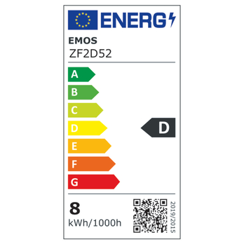 LED žiarovka filament ZF2D52 E27, 7,8 W, teplá biela 3