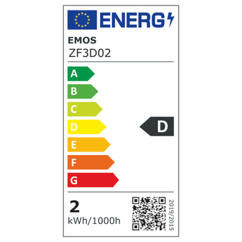 LED žiarovka filament ZF3D02 E14, 1,8 W, teplá biela 7