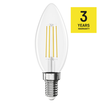 LED žiarovka filament  ZF3D23 E14, 3,4 W, neutrálna biela 1
