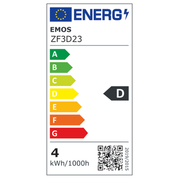 LED žiarovka filament  ZF3D23 E14, 3,4 W, neutrálna biela 7
