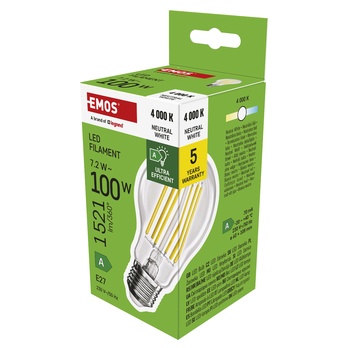 LED žiarovka filament ZF5168 E27, 7,2 W, neutrálna biela 1