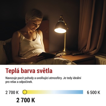 LED žiarovka filament ZF5D22 E27, 3,4 W, teplá biela 2