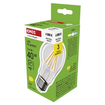 LED žiarovka filament ZF5D23 E27, 3,4 W, neutrálna biela 4