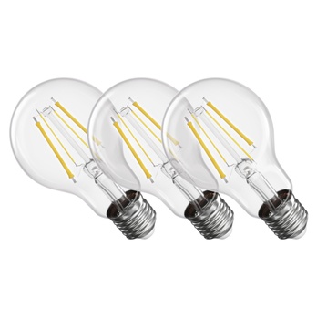 Sada LED žiaroviek filament ZF5D42.3 E27, 5,9 W, teplá biela, 3 ks 1