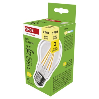 LED žiarovka filament ZF5D52 E27, 7,8 W, teplá biela 4