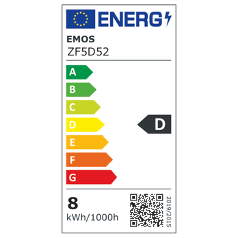 LED žiarovka filament ZF5D52 E27, 7,8 W, teplá biela 7
