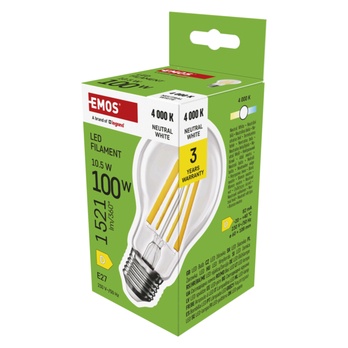 LED žiarovka filament ZF5D63 E27, 10,5 W, neutrálna biela 4