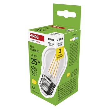 LED žiarovka filament ZF6D03 E27, 1,8 W, neutrálna biela 4