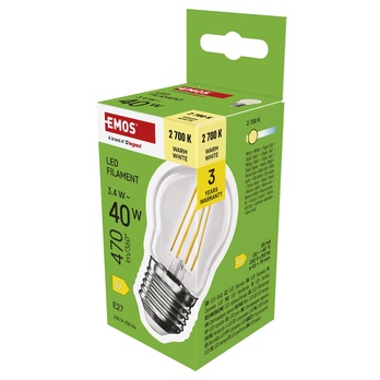 LED žiarovka ZF6D22 E27, 40W, teplá biela 2