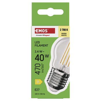 LED žiarovka ZF6D22 E27, 40W, teplá biela 3