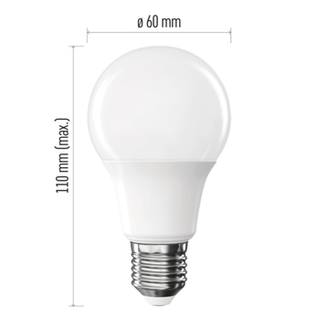 Sada LED žiaroviek ZL5F47.3 E27, 8,8 W, teplá biela, 3 ks 2