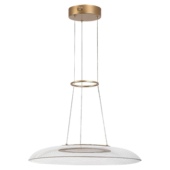 Závesné svietidlo ZOFRAEL 2 zlatá/priehľadná 2