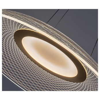 Závesné svietidlo ZOFRAEL 2 zlatá/priehľadná 3