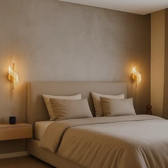 Nástenné svietidlo ZOFRAEL zlatá/priehľadná 1